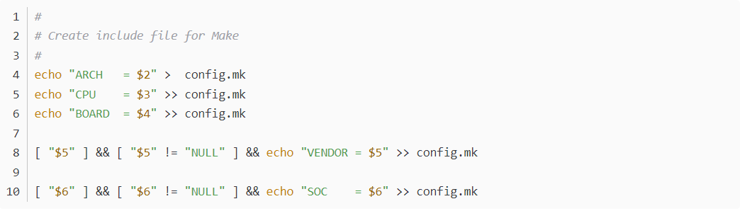 嵌入式學習,Uboot配置文件mkconfig