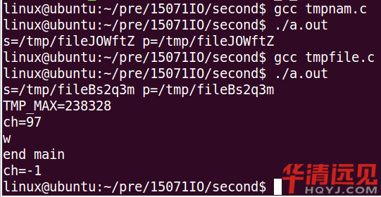 ����tmpnam��tmpfile���÷�